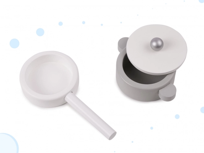 Cuisine en bois pour enfants avec accessoires