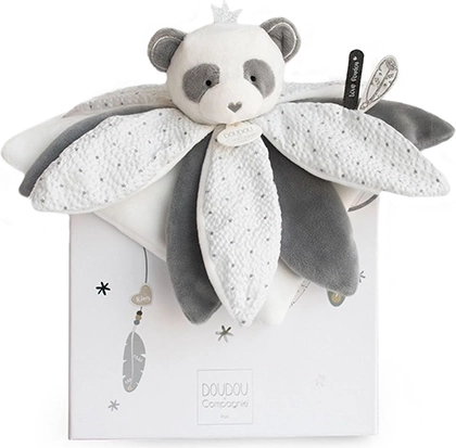 coffret cadeau – doudou panda en peluche 26 cm