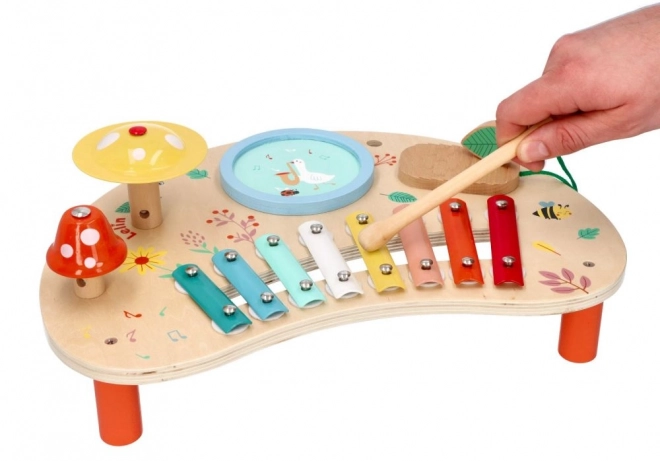 Table de musique printanière