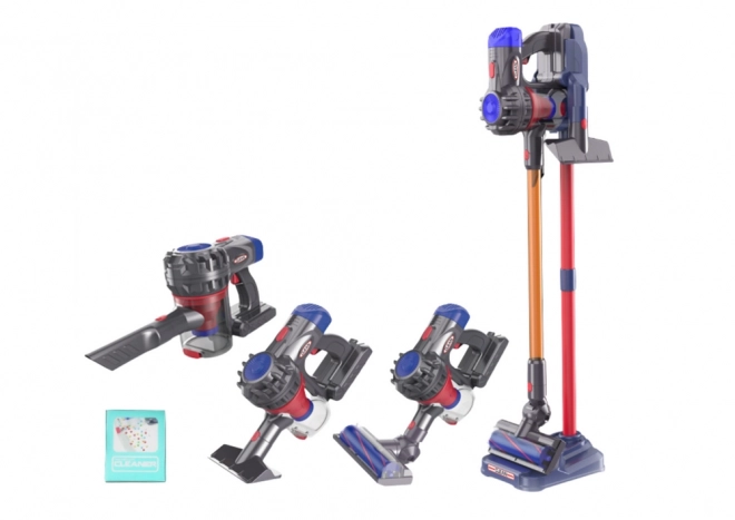 Aspirateur vertical pour enfant avec lumières et sons noir
