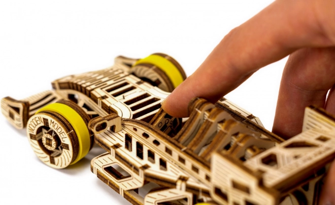 WOODEN CITY 3D puzzle Voiture de Course Bolid 108 pièces