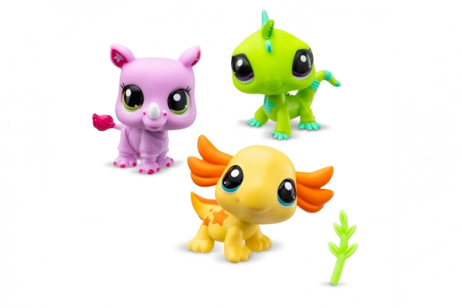 Figurines Littlest Pet Shop 3 pièces