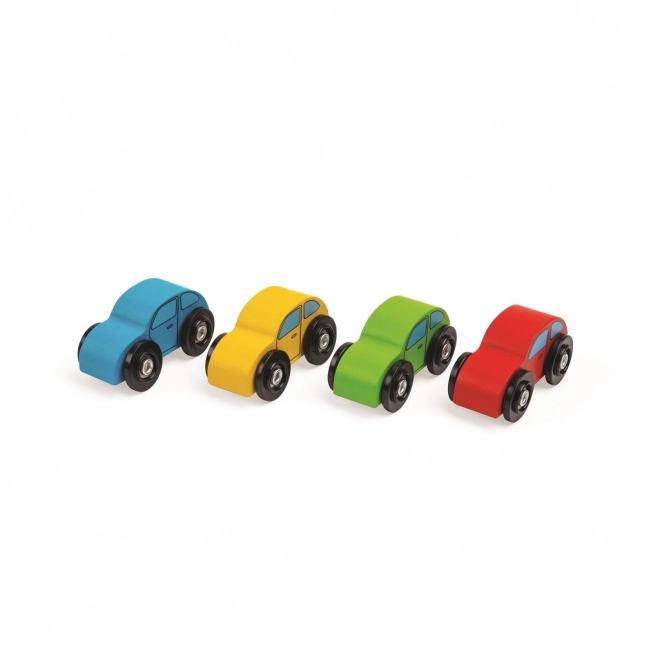 Bigjigs Rail Circuit en bois avec route de campagne 80 pièces
