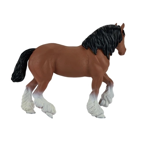 Mojo Clydesdale cheval brun