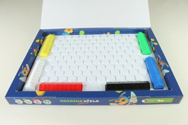 L'abeille orne la ruche 60pcs mosaïque dans une boîte 43x32x3,5cm