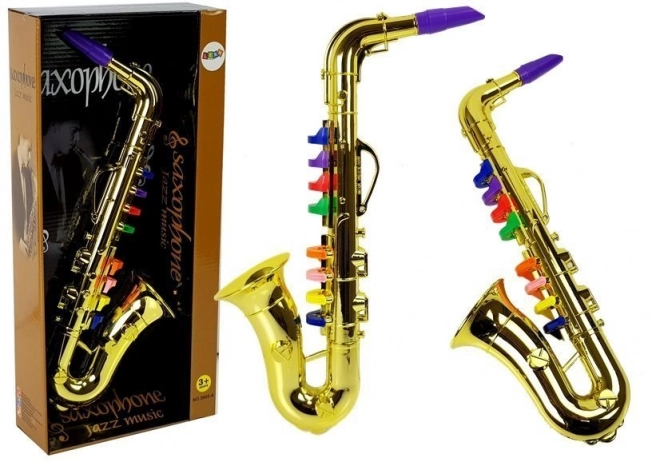 Instrument de saxophone couleur or