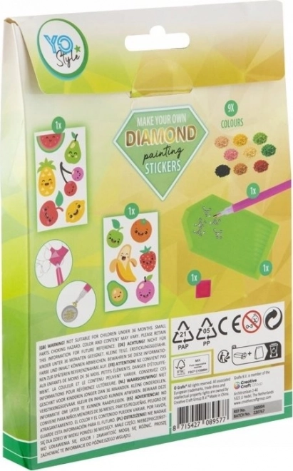 Fabrication d'autocollants Diamond
