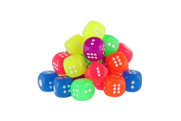 Dé en silicone lumineux 3 cm - 1 pièce