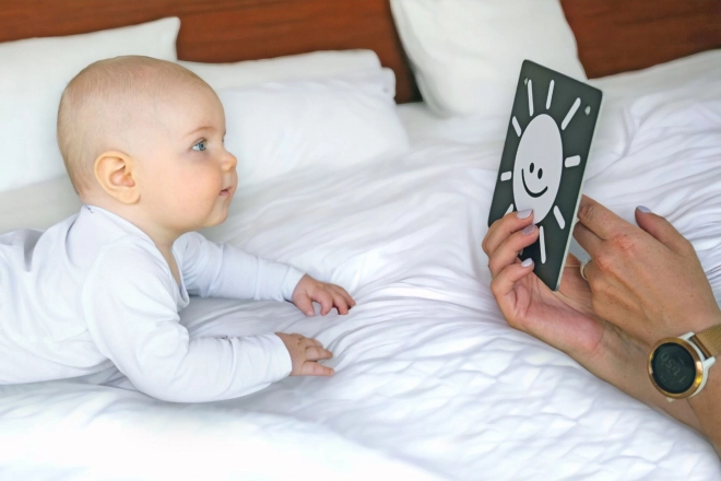 KukiKuk 80002 Cartes à contraste Véeéliké pour bébés