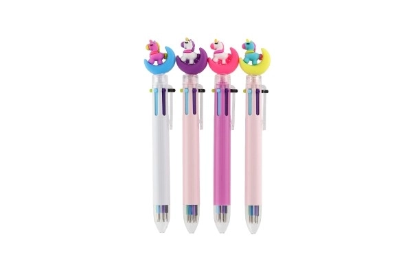 Stylo hexacolor avec licorne