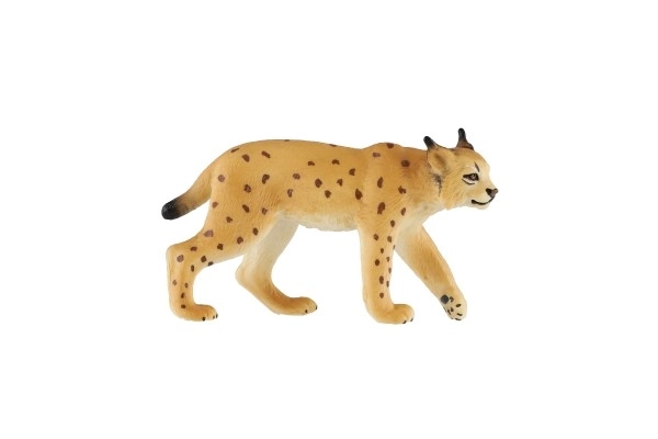 Lynx boréal zooted en plastique 9cm dans un sachet