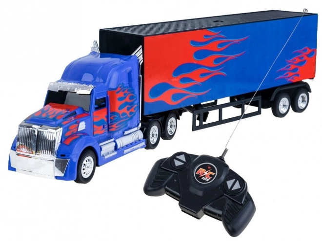 Grand camion avec remorque télécommandée