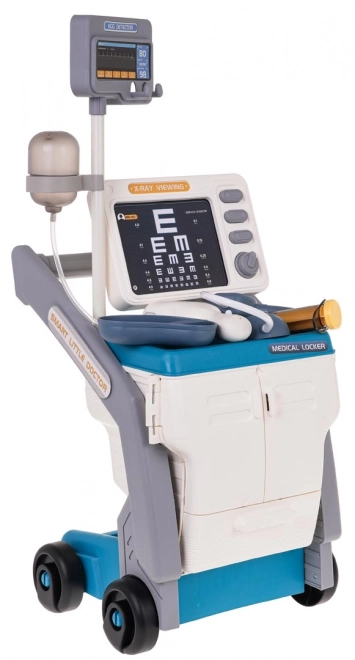 Trousse médicale avec ECG + accessoires Bleu