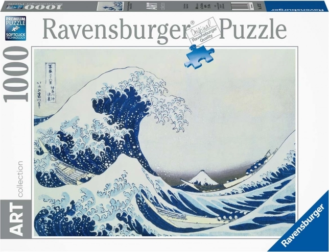 Puzzle 2D 1000 pièces La Grande Vague à Kanagawa