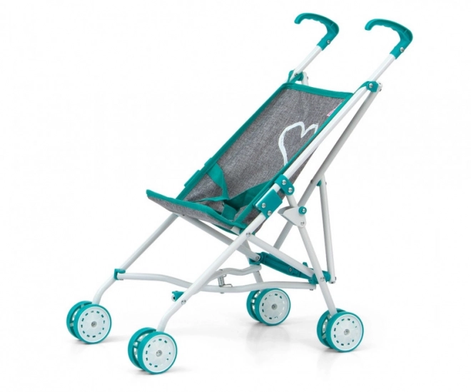 Poussette pour poupées Julia Prestige Menthe