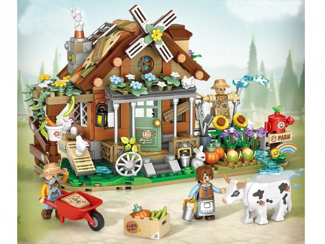 Jeu de construction créatif Ferme Jardin Ferme 899 él ZA5344
