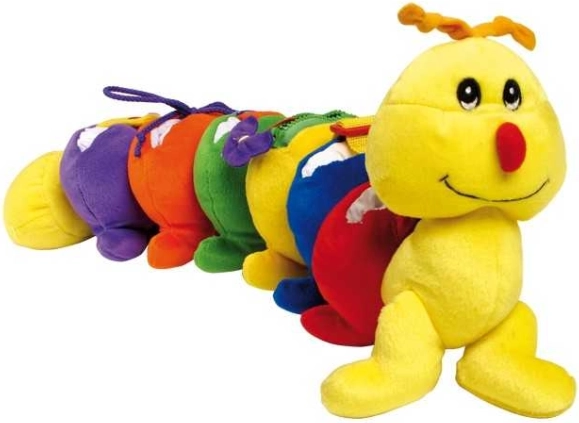 Mille-pattes en tissu pour l’entraînement de la motricité fine Small Foot