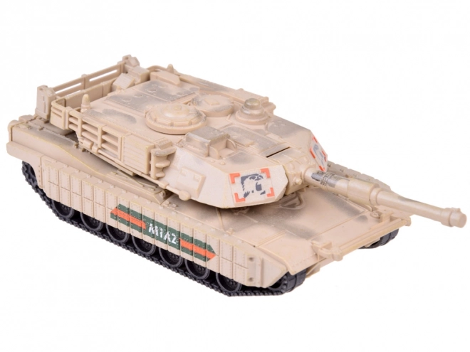 Maquette de char américain Abrams M1A2 à l'échelle 1:72