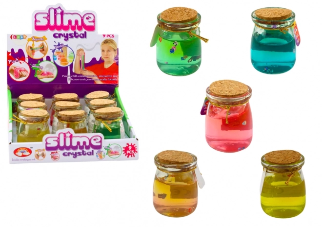 Slime coloré en bocal 150 g - 9 couleurs