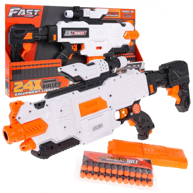 Pistolet à munitions en mousse Fast Pioneer
