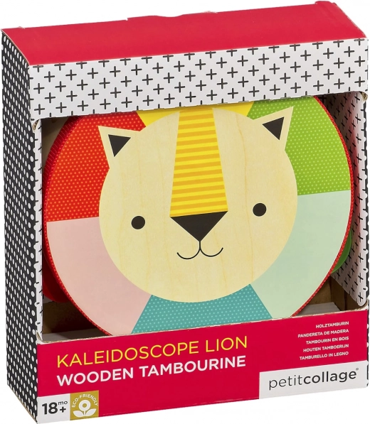 Un design joyeux de lion qui amuse