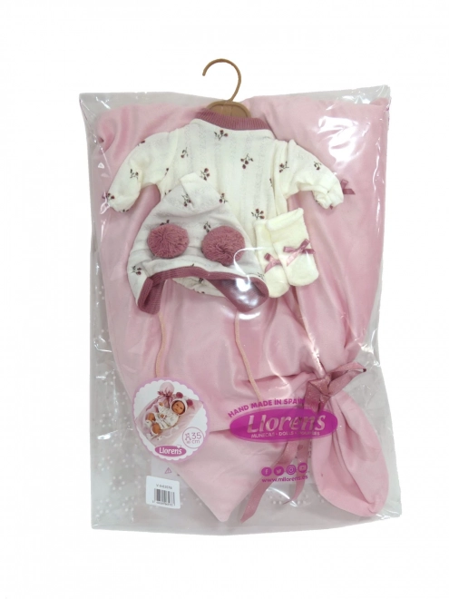 Llorens M635-78 tenue pour poupée bébé NEW BORN taille 35-36 cm