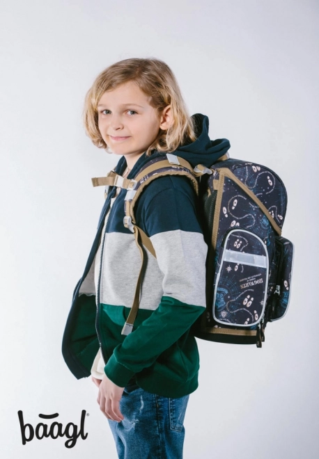 BAAGL Cartable scolaire Ergo Harry Potter Carte du Maraudeur