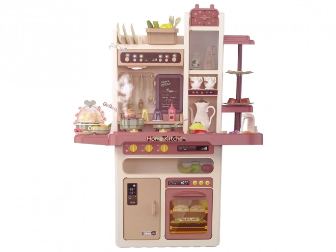 Cuisine pour enfants avec eau, vapeur et sons - 65 accessoires