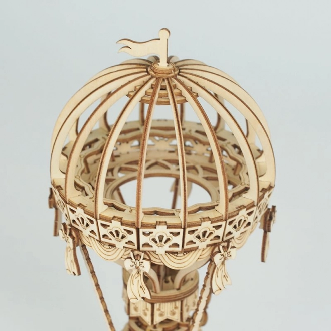 Ballon à air chaud - Modèle en bois 3D