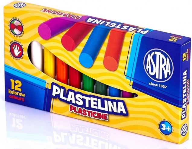ASTRA pâte à modeler set 12 couleurs 12×13 g