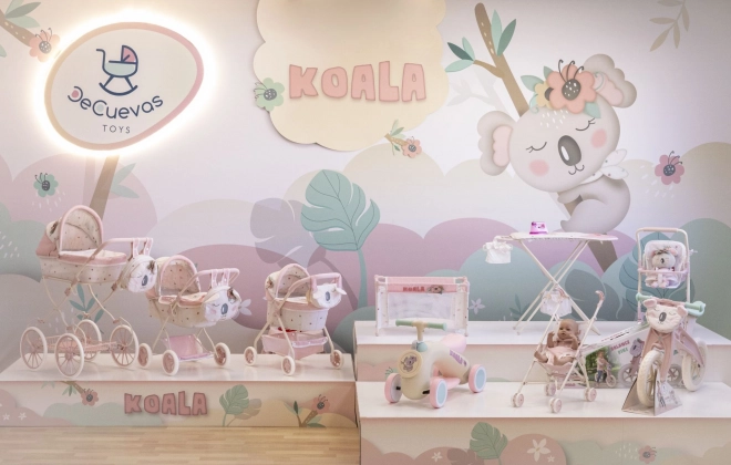 Lit pliant pour poupées Koala