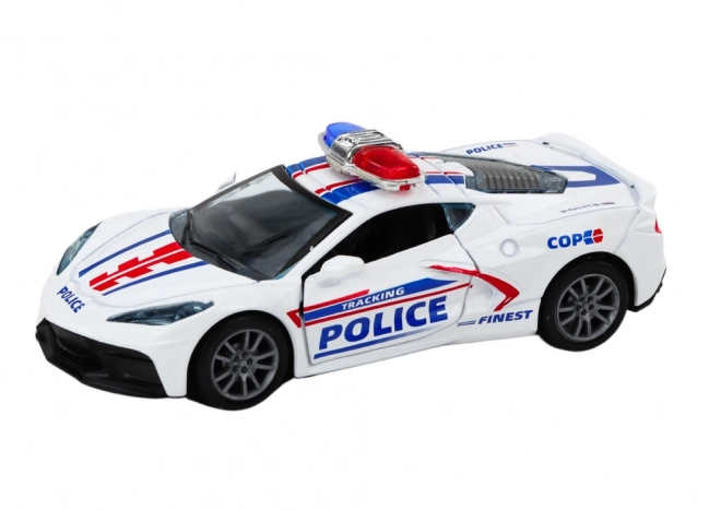 Voiture de police métallique 1:32 Drive Mix