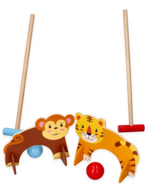 Croquet avec motif d'animaux