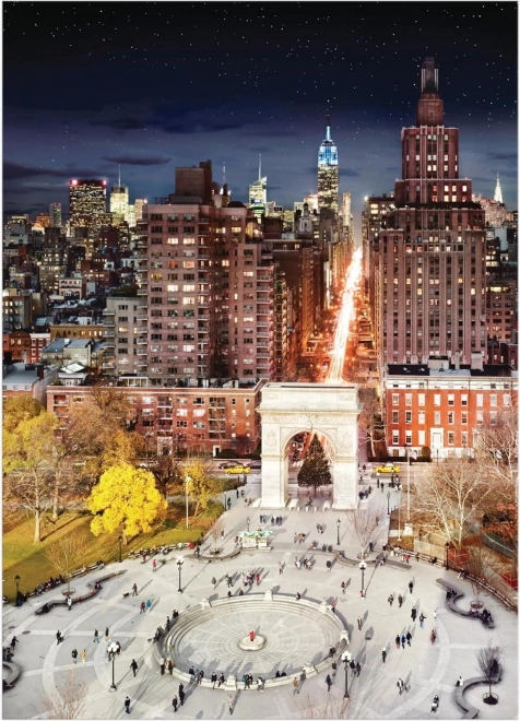 Puzzle Galison Washington Square Park jour et nuit 1000 pièces