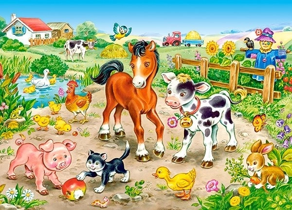 Puzzle de 120 pièces À la ferme