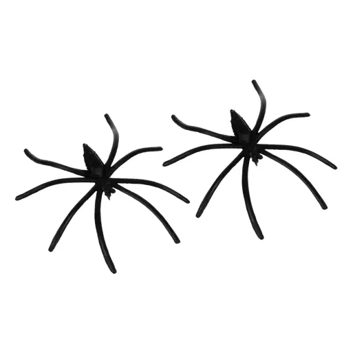 Toile d'araignée artificielle d'Halloween avec araignées