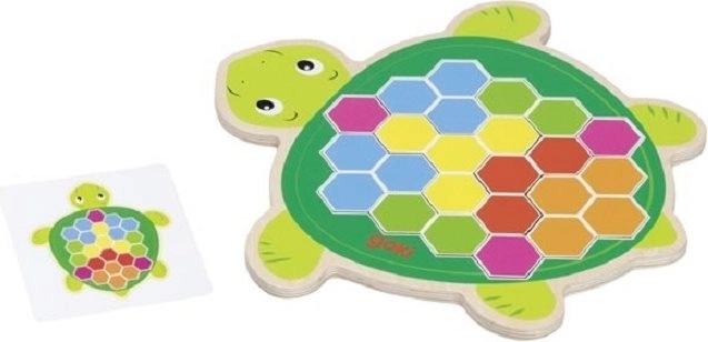 Goki Puzzle en bois Tortue