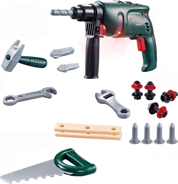 ensemble d’outils pour enfants avec perceuse sans fil et accessoires