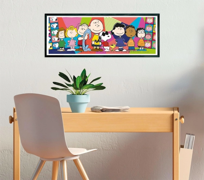 Puzzle 1000 pièces Panorama Peanuts