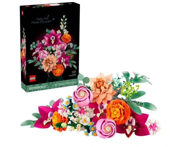 Lego Botanicals magnifique bouquet de fleurs roses