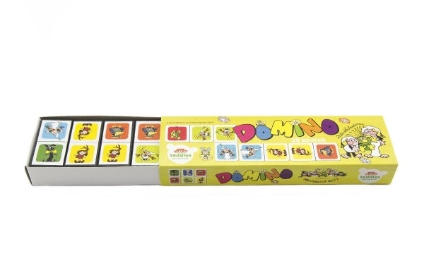 Domino Viens avec nous dans le conte de fées 28 pièces jeu de société en boîte 21x6x3cm