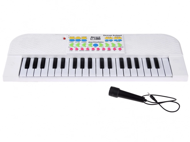 Instrument à clavier mini pour enfants avec microphone