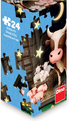 Puzzle Dino Animaux de la ferme 24 pièces