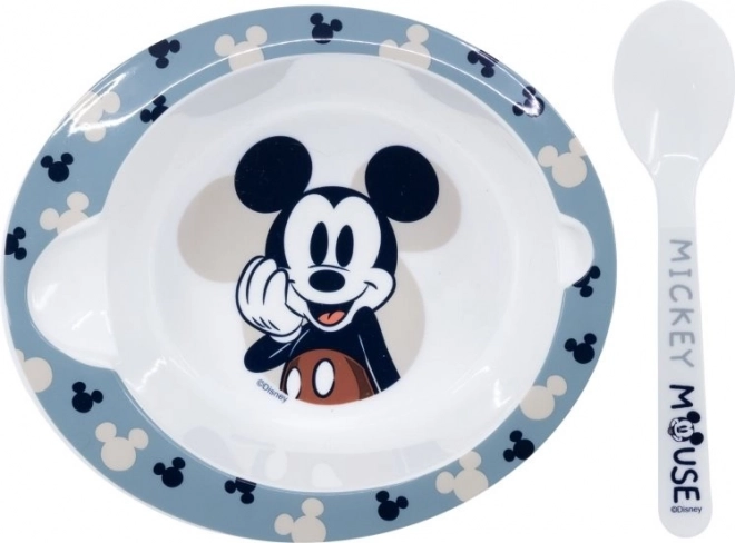 STOR Miska avec cuillère Mickey Mouse