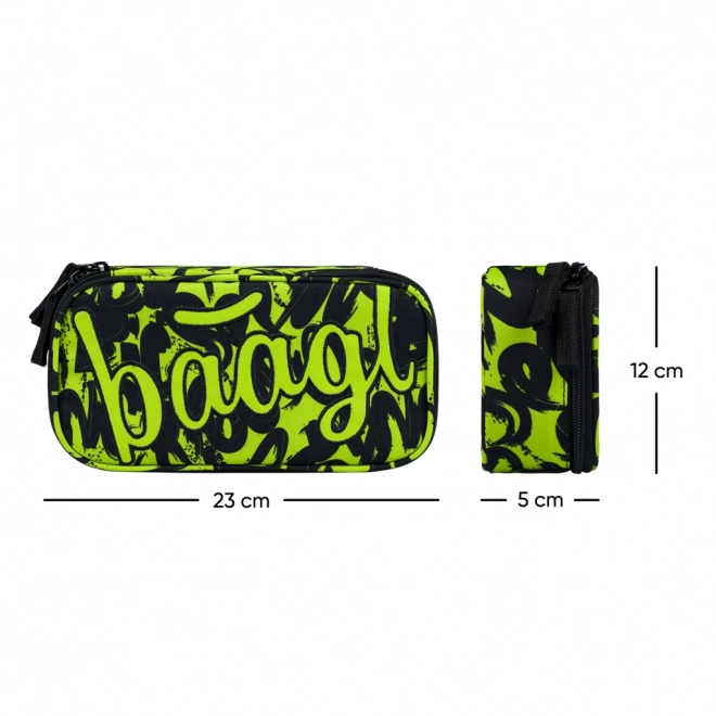 BAAGL Trousse scolaire Lime