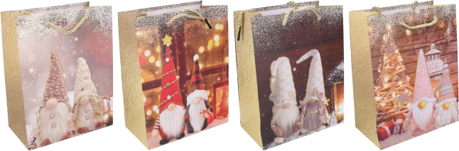 Sac cadeau de Noël L 30 × 41 × 12 cm