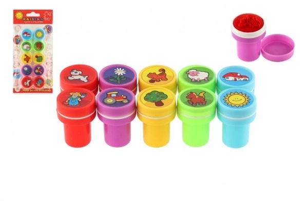 Timbres auto-encreurs - Ferme 10 pcs