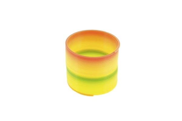 Ressort sautant arc-en-ciel - 7,5 cm