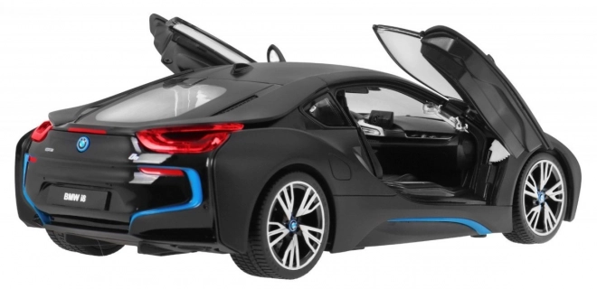 BMW i8 noir RASTAR 1:14 voiture télécommandée + télécommande 2,4 GHz