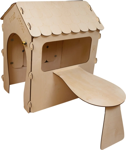 Maison pour enfants avec tableau et table LED 86 x 137 x 105 cm